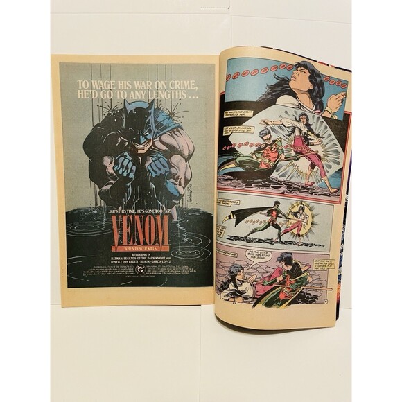 Vintage April 1991 DC Comics Robin #4 of 5 Chuck Dixon, Tom Lyle And Bob Smith - Picture 3 of 3